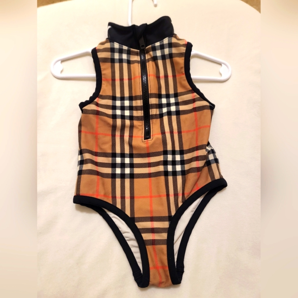 Little girls Burberry Swim Suit sz 3Y